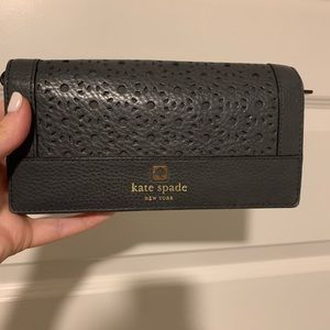 Kate Spade Navy Floral Wallet